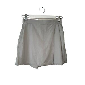 Athleta Skort Solid Gray Panel Short Regular Size 2